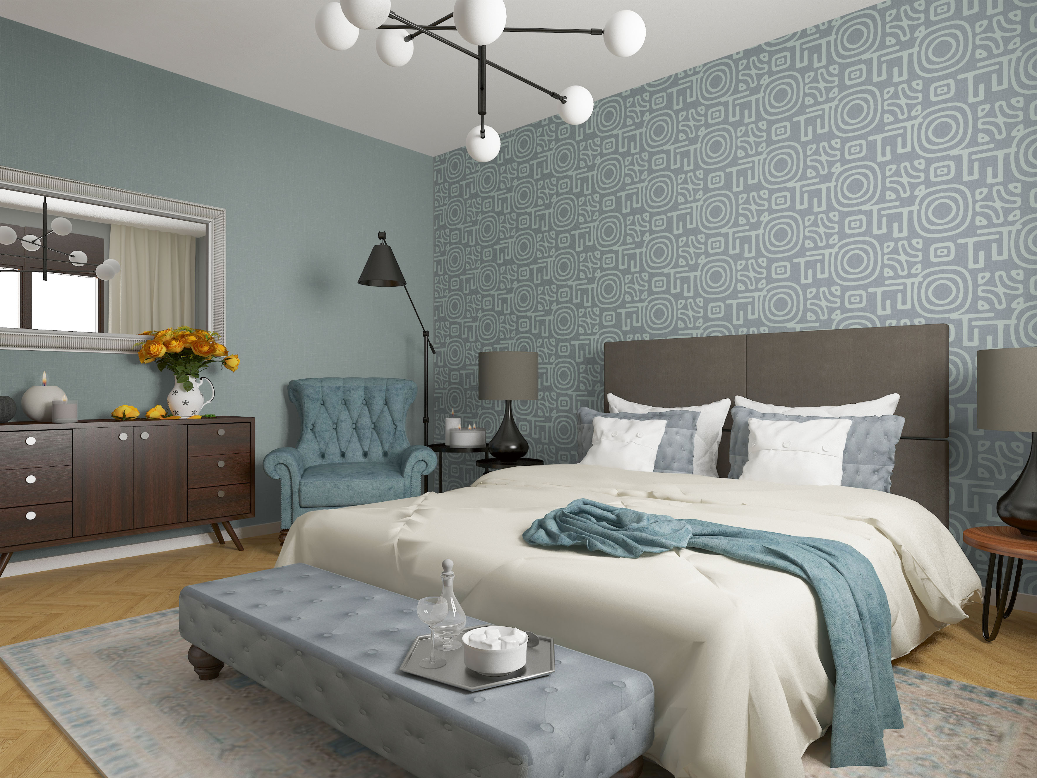 Обои Milassa Полинезия Самоа PLZ2 006 10,05×1 фото в интерьере